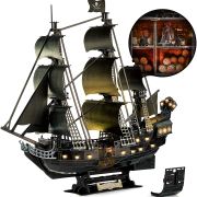 PUZZLE 3D LED NAVA QUEEN ANNE 293 PIESE - ARTCUL522h