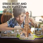 PUZZLE 3D LED PARIS 115 PIESE - ARTCUL525h