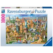 PUZZLE OBIECTIVE TURISTICE, 1000 PIESE - ARTRVSPA19890