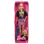 PAPUSA BARBIE FASHIONISTA BLONDA CU TINUTA DE VARA ROCK VIVMTFBR37_GRB47