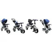 Tricicleta cu pedale 3 in 1 r-sport t3 - jeans edeedit500(t3)jeans