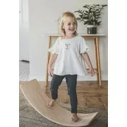 Balance board - Placa de echilibru din lemn pentru copii cu protectie Gri, MeowBaby&reg; PJBBB003S
