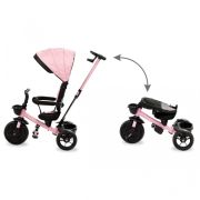 Tricicleta cu sezut rotativ si roti cu spuma eva kidwell axel - roz edeedirotraxe01a0