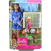 BARBIE PAPUSA CARIERE SET SPORT ANTRENOR DE FOTBAL BRUNETA VIVMTGLM53_GJM71