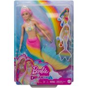BARBIE PAPUSA DREAMTOPIA SIRENA ISI SCHIMBA CULOAREA VIVMTGTF89
