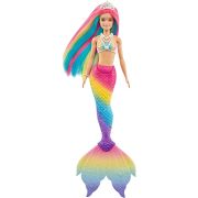 BARBIE PAPUSA DREAMTOPIA SIRENA ISI SCHIMBA CULOAREA VIVMTGTF89