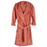 Halat de baie frotir din bambus pentru copii 8-10 ani apricot blush tnatm-bad04-533