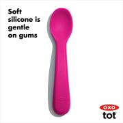Set 2 lingurite din silicon roz tna61150600