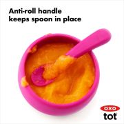 Set 2 lingurite din silicon roz tna61150600