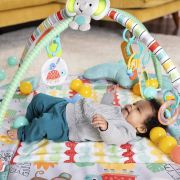 Bright Starts - Salteluta de activitati 5 in 1 Gym & Ball Pit Totally Tropical BBB12624