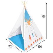 Cort de indieni ecotoys 8177 - alb ede8177