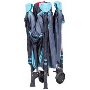 Patut pliabil cu 2 nivele ecotoys - bleumarin ede607