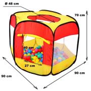 Cort de joaca ecotoys cu 100 de bile edeedi8600b