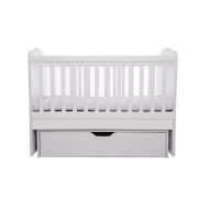 Patut vessanti como balansoar - alb + saltea cocos confort 120 x 60 x 12 cm edep12db_alb