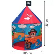 Cort de joaca pentru copii, model pirati cu ilustratii grafice edeedi8316