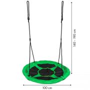 Leagan tip cuib ecotoys 100 cm - verde edeediboc100gr