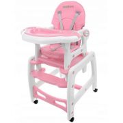 Scaun de masa 3 in 1 ecotoys hc-223 roz edeedihc-223pink