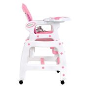Scaun de masa 3 in 1 ecotoys hc-223 roz edeedihc-223pink
