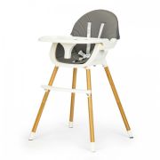 Scaun de masa 2 in 1 ecotoys ha-004 - gri edeediha-004gray