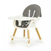 Scaun de masa 2 in 1 ecotoys ha-004 - gri edeediha-004gray