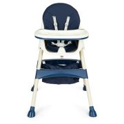 Scaun de masa 2 in 1 ecotoys hc-823 - bleumarin edeedihc-823blue