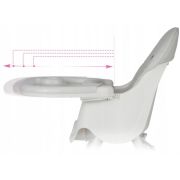 Scaun de masa 3 in 1 ricokids milo - gri edeedi700000
