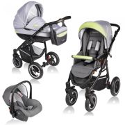 Carucior vessanti crooner 3 in 1 - green/gray edeedi3in1bb-223green