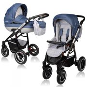 Carucior vessanti crooner prestige 2 in 1 - blue edeedibb-linennavyblue