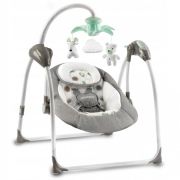 Leagan electric cu muzica ricokids premium 7322 - gri edeedi7322