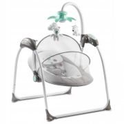 Leagan electric cu muzica ricokids premium 7322 - gri edeedi7322