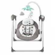 Leagan electric cu muzica ricokids premium 7322 - gri edeedi7322