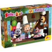 Puzzle - Distractie in bucatarie cu Masha si Ursul (24 piese) EDULS86061