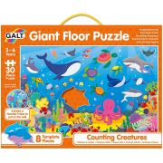 Puzzle podea: numaram animalute marine (30 piese)
