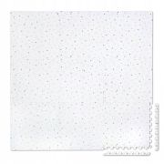 Salteluta de joaca 150 x 150 cm ricokids 7496 - gri cu stelute edeedi7496