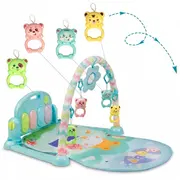 Salteluta de joaca cu pian ricokids 7314 - albastru edeedi7314