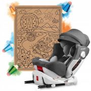 Scaun auto 0-36 kg cu isofix ricokids stigo - alb - gri edeedi7121