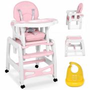 Scaun de masa 5 in 1 ricokids sinco - roz edeedi7091