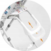 Scaun de masa ricokids eldo - alb - albastru edeedi7076