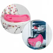Scaun de masa ricokids eldo - alb - roz edeedi7077
