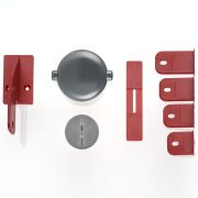 Siguranta pentru usi duble gri Reer 71081