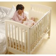 Treppy patut co-sleeping 120x60 cu laterala culisanta si roti dreamy plus natur lvtktrp1135-natur