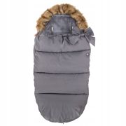 Springos - sac iarna carucior cu blanita detasabila mevis delux dark grey lvtksb002