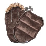 Springos - sac iarna carucior cu blanita detasabila mevis delux dark grey lvtksb002
