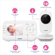 Vtech - Videointerfon digital bidirectional 2.8 inch VM3255 cu melodii si infrarosu LVTKVM3255