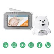 Vtech - videointerfon digital bidirectional 4,3 inch bm4200, include melodii si termometru lvtkbm4200
