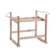 Cosulet bebe pentru dormit handmade din material ecologic Ahoj Baby natur, include stand cu sistem de leganare LVTK5907443677293-5907443677675
