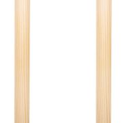 Poarta de siguranta extensibila din lemn natur 72-122 cm Springos Wooden LVTKSG005
