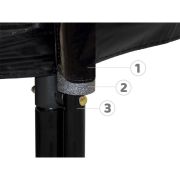 Trambulina copii 244 cm Skyflyer Premium Pro, include scara si plasa de protectie LVTKTR0033