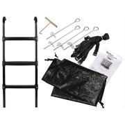 Trambulina copii 244 cm Skyflyer Premium Pro, include scara si plasa de protectie LVTKTR0033