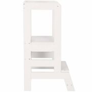 Turn de invatare ajustabil learning tower, tip montessori, alb lvtkkch 01 white